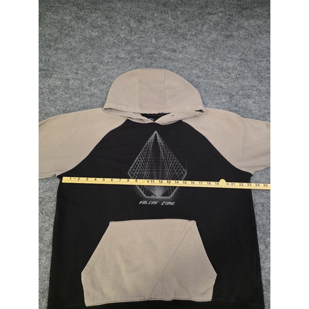 Volcom Hoodie Sweatshirt Mens Large Pullover Graphic Logo Skate Streetwear - Picture 6 of 9